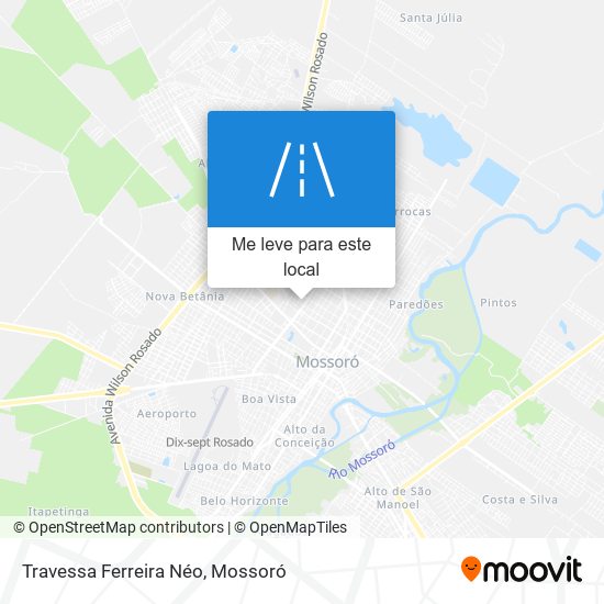 Travessa Ferreira Néo mapa