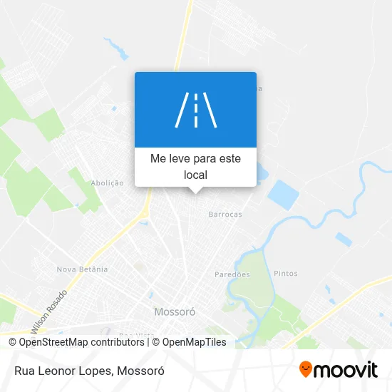 Rua Leonor Lopes mapa