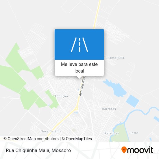 Rua Chiquinha Maia mapa