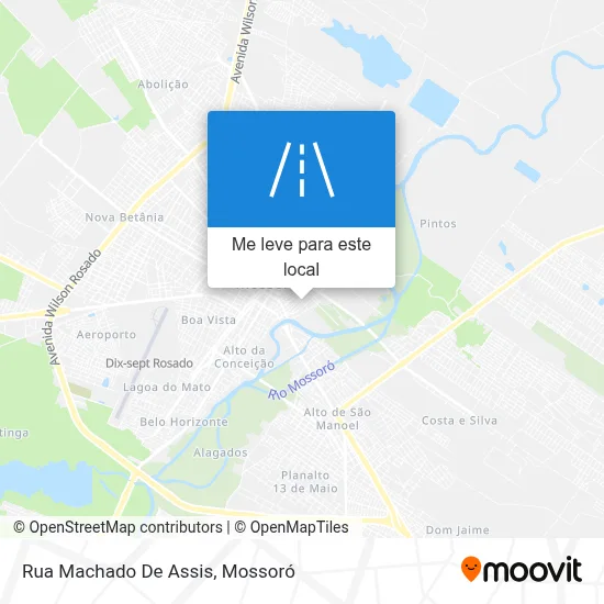 Rua Machado De Assis mapa