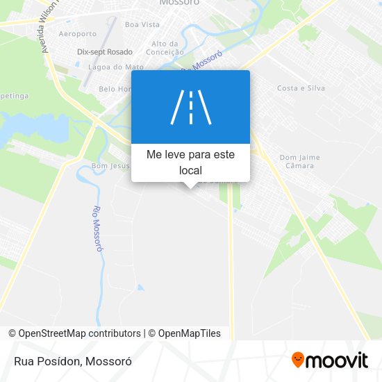 Rua Posídon mapa