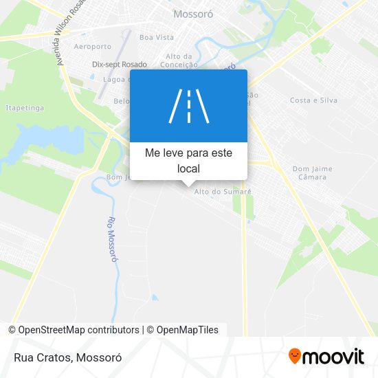 Rua Cratos mapa