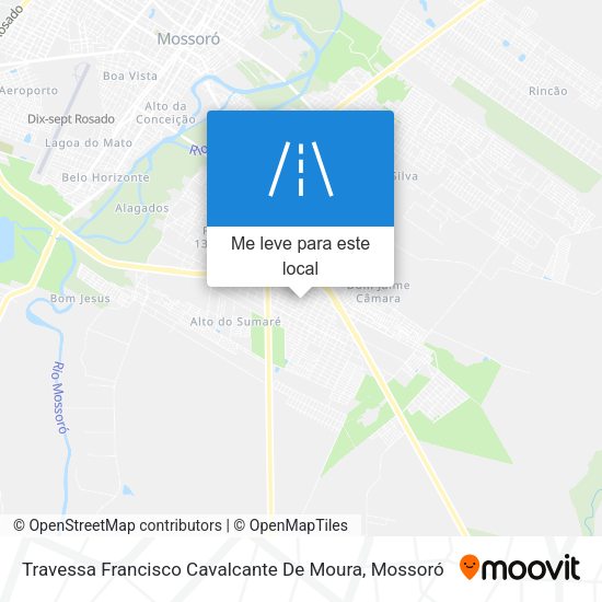 Travessa Francisco Cavalcante De Moura mapa