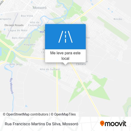 Rua Francisco Martins Da Silva mapa