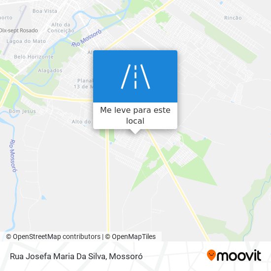 Rua Josefa Maria Da Silva mapa