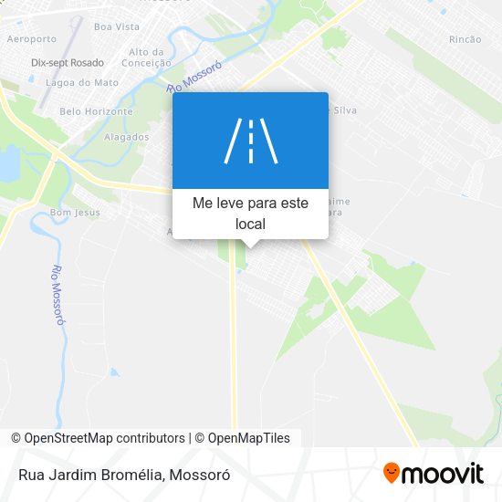 Rua Jardim Bromélia mapa