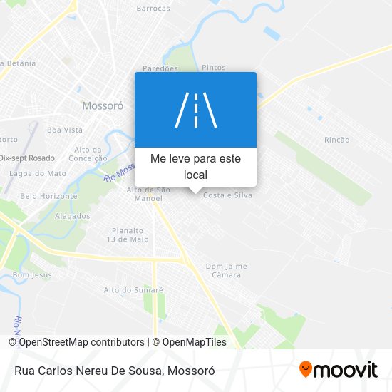 Rua Carlos Nereu De Sousa mapa