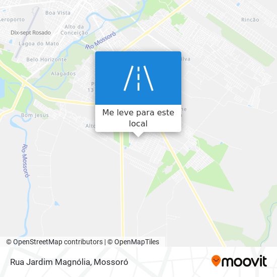 Rua Jardim Magnólia mapa