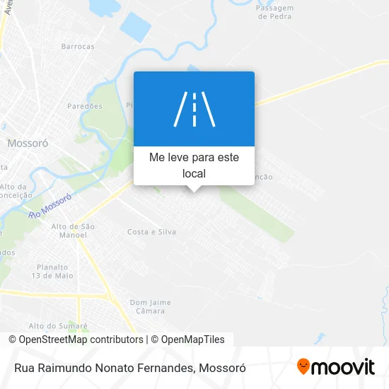 Rua Raimundo Nonato Fernandes mapa