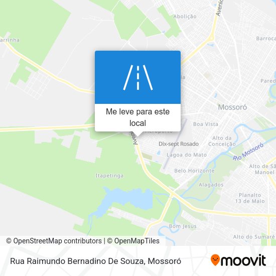Rua Raimundo Bernadino De Souza mapa