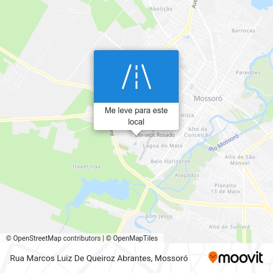 Rua Marcos Luiz De Queiroz Abrantes mapa