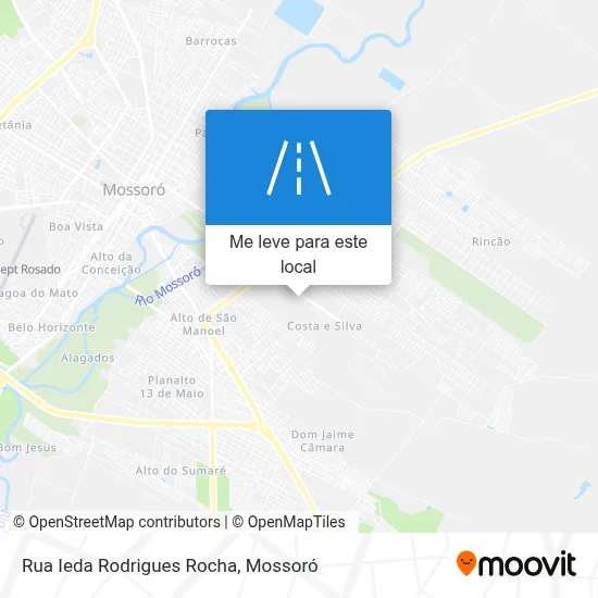 Rua Ieda Rodrigues Rocha mapa