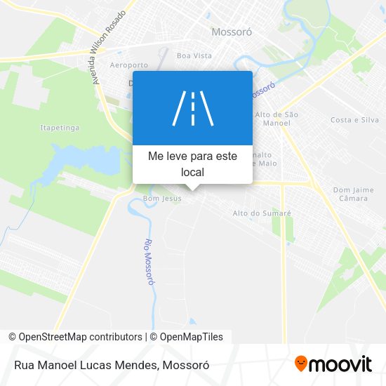 Rua Manoel Lucas Mendes mapa