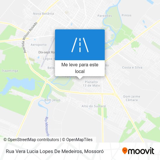 Rua Vera Lucia Lopes De Medeiros mapa