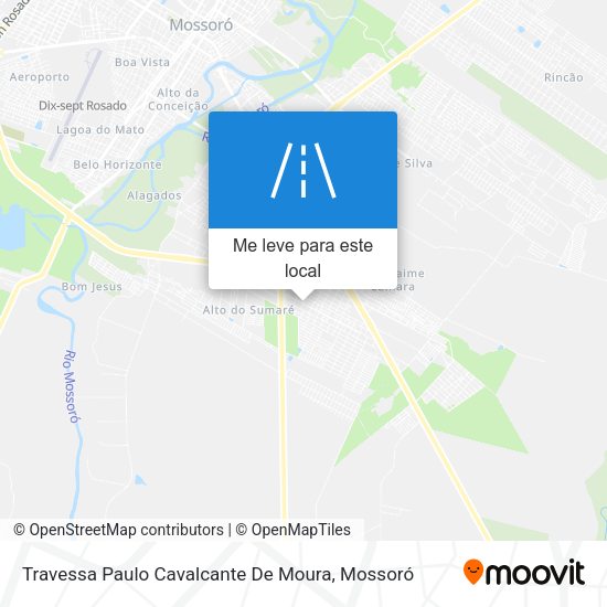 Travessa Paulo Cavalcante De Moura mapa