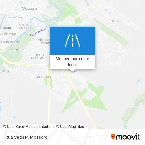 Rua Vagner mapa
