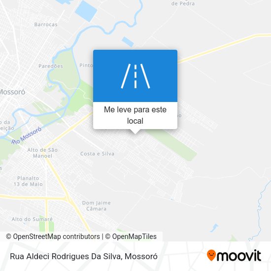 Rua Aldeci Rodrigues Da Silva mapa
