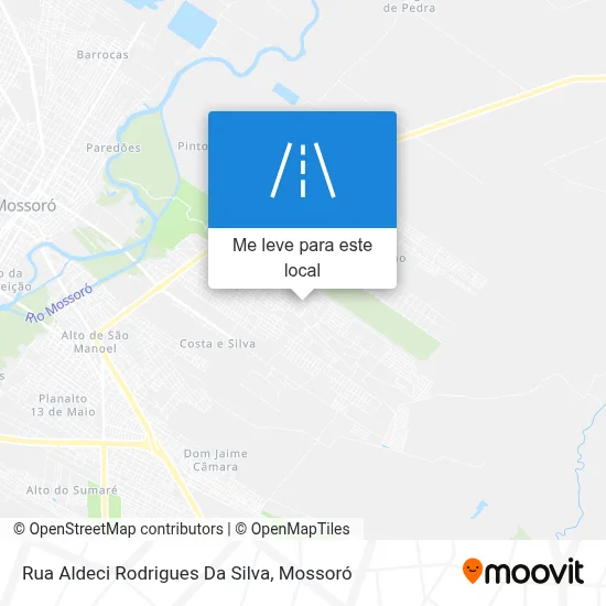 Rua Aldeci Rodrigues Da Silva mapa