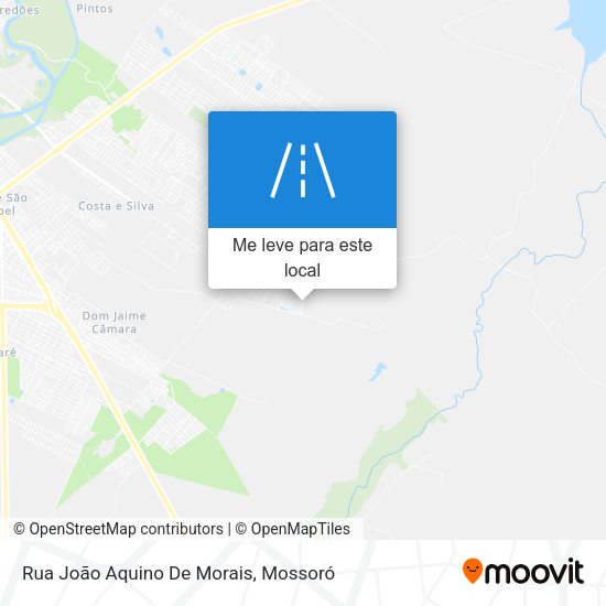 Rua João Aquino De Morais mapa