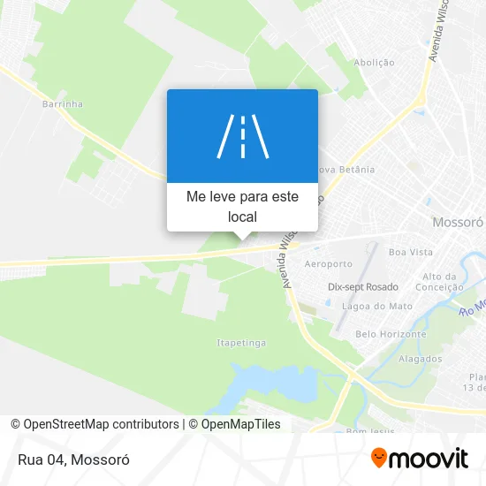 Rua 04 mapa