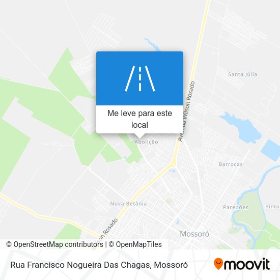 Rua Francisco Nogueira Das Chagas mapa