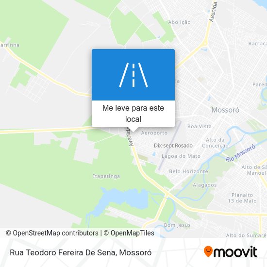 Rua Teodoro Fereira De Sena mapa