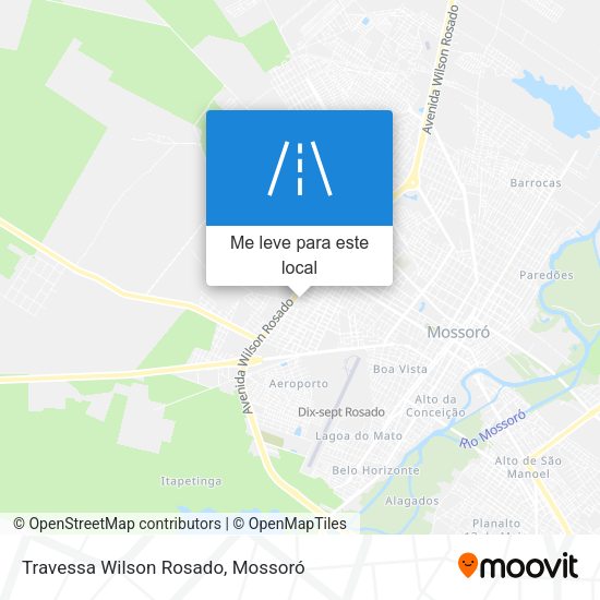 Travessa Wilson Rosado mapa