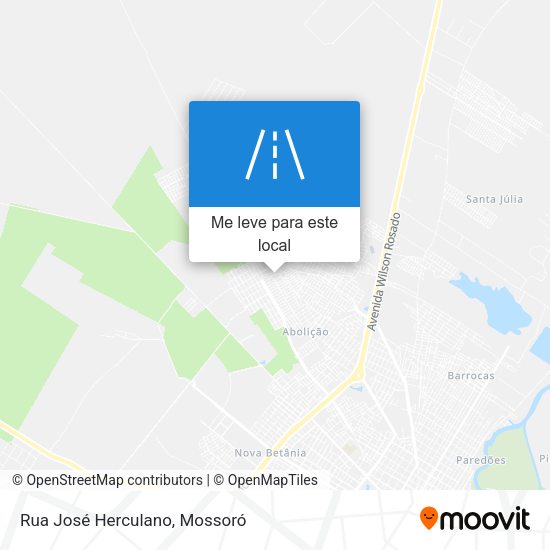 Rua José Herculano mapa