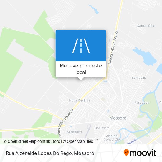 Rua Alzeneide Lopes Do Rego mapa