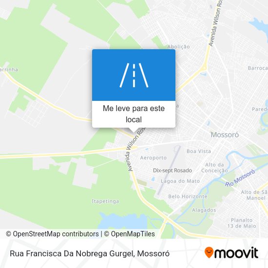 Rua Francisca Da Nobrega Gurgel mapa