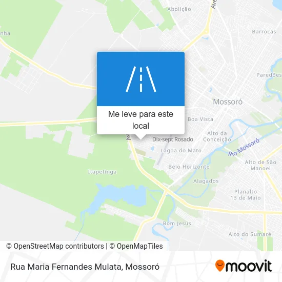 Rua Maria Fernandes Mulata mapa