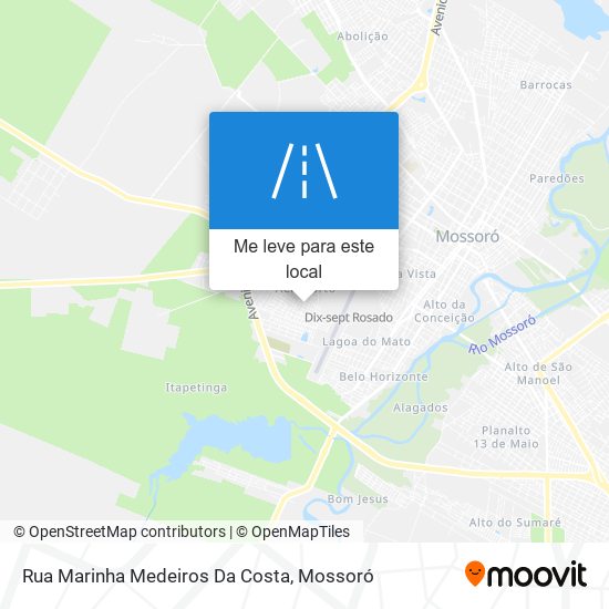 Rua Marinha Medeiros Da Costa mapa