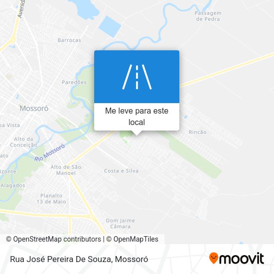 Rua José Pereira De Souza mapa