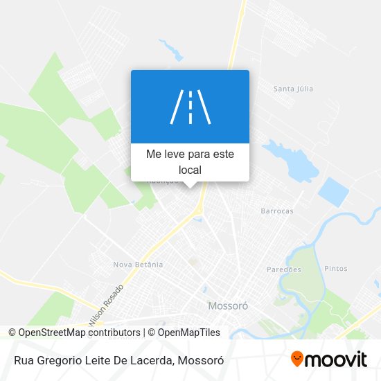 Rua Gregorio Leite De Lacerda mapa