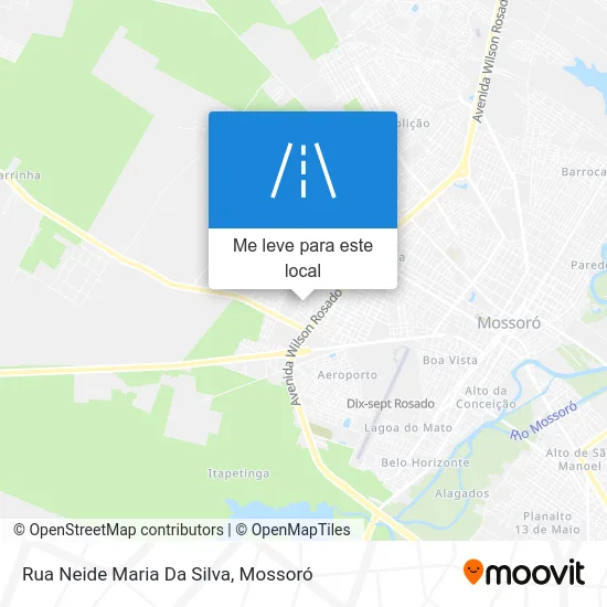 Rua Neide Maria Da Silva mapa