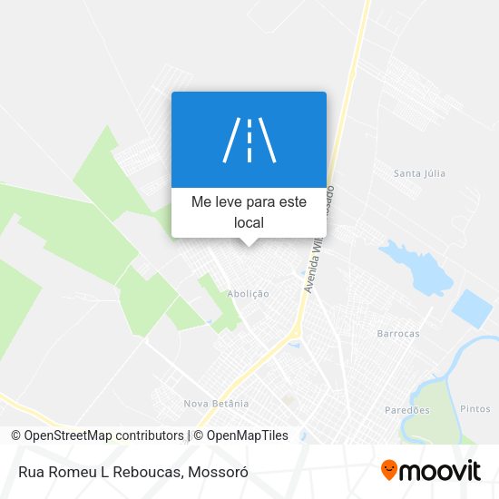 Rua Romeu L Reboucas mapa