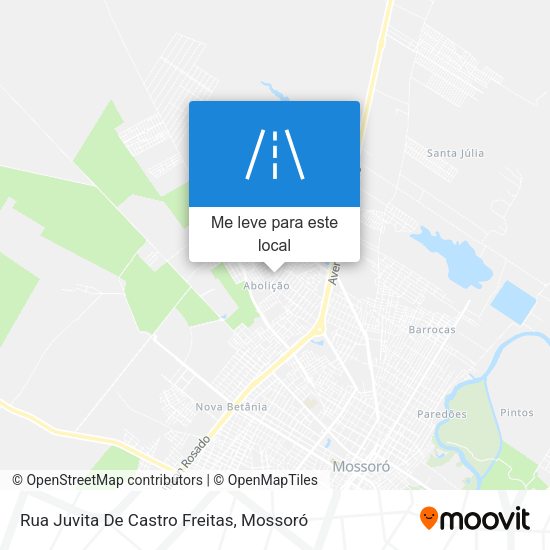 Rua Juvita De Castro Freitas mapa