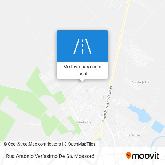 Rua Antônio Veríssimo De Sá mapa