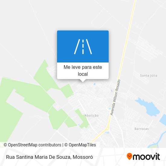 Rua Santina Maria De Souza mapa