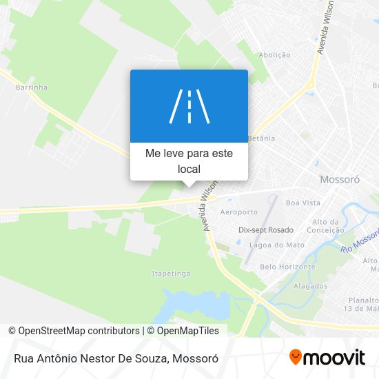 Rua Antônio Nestor De Souza mapa