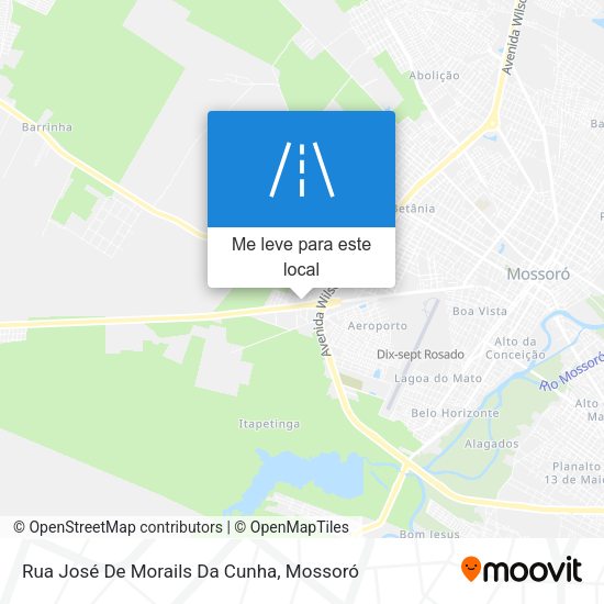 Rua José De Morails Da Cunha mapa