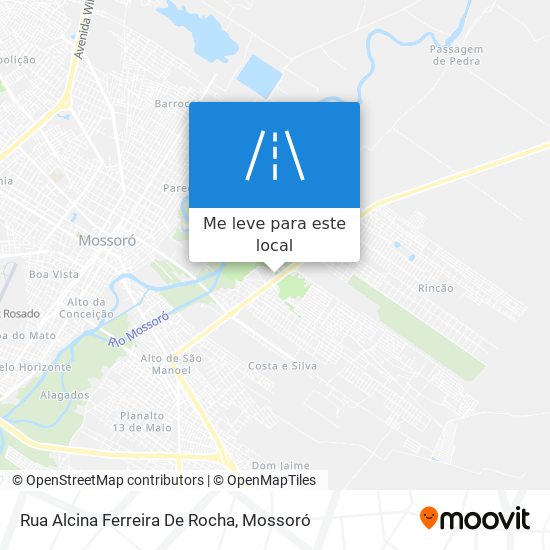 Rua Alcina Ferreira De Rocha mapa