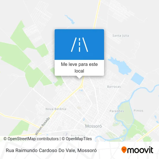Rua Raimundo Cardoso Do Vale mapa