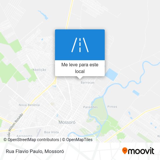 Rua Flavio Paulo mapa