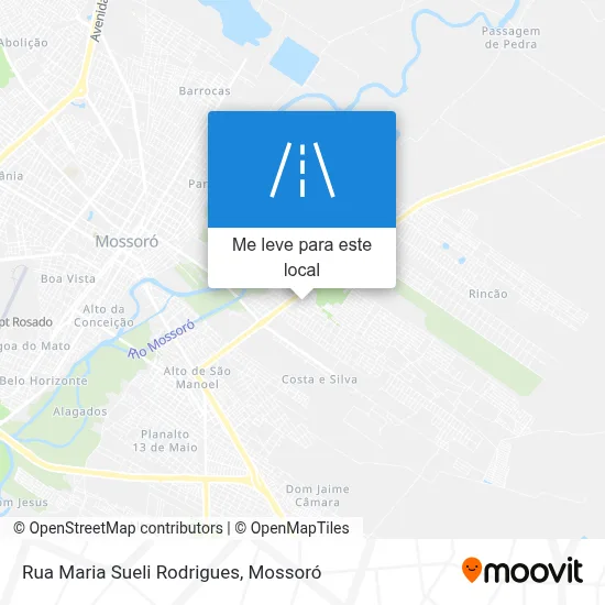 Rua Maria Sueli Rodrigues mapa