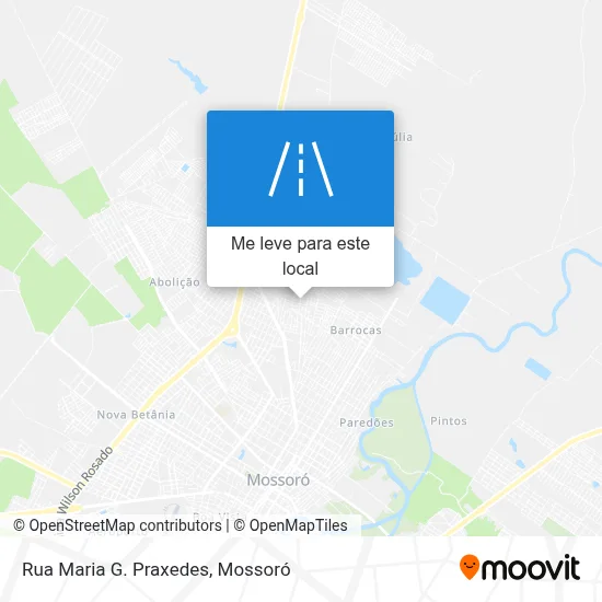 Rua Maria G. Praxedes mapa