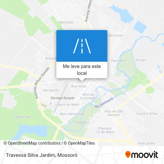 Travessa Silva Jardim mapa