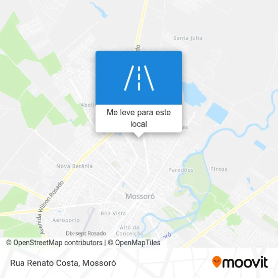 Rua Renato Costa mapa
