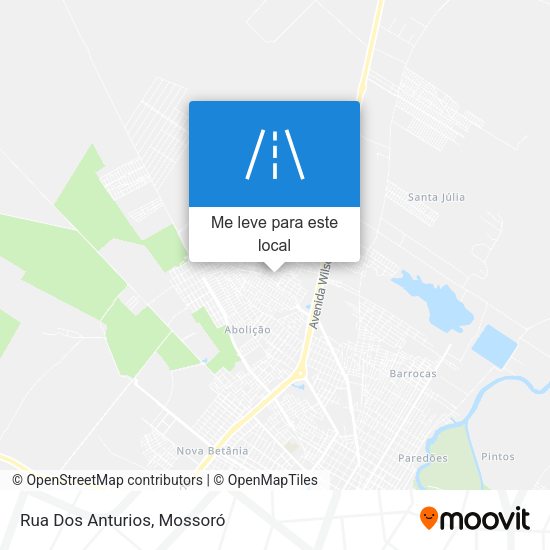 Rua Dos Anturios mapa