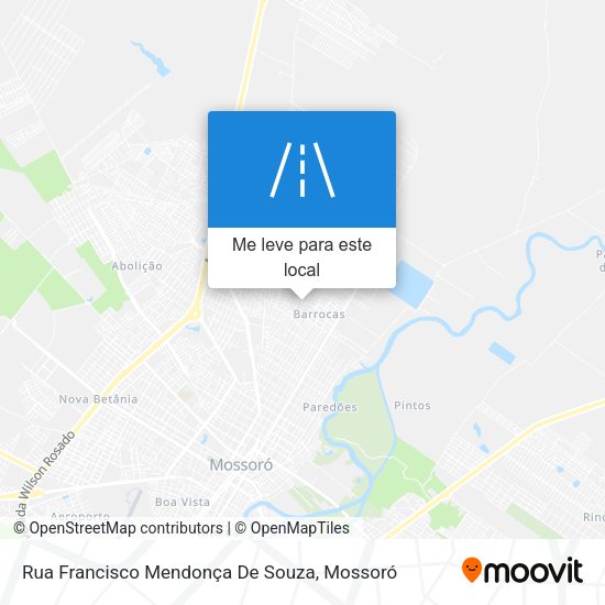 Rua Francisco Mendonça De Souza mapa